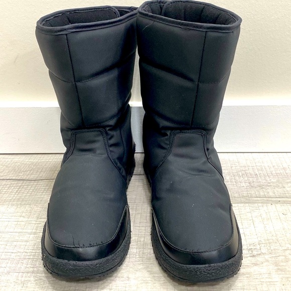 Like New Khombu Boot Mens Size 11 Nylon Traveler Rm1131 Faux Fur Lining Wrap - Picture 2 of 9